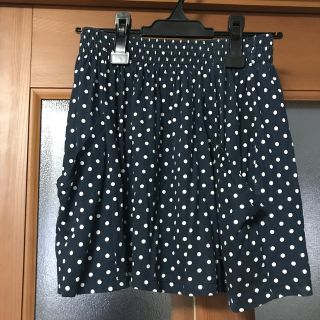 ザラ(ZARA)のZARA ドットミニスカート　M ワケアリ(ミニスカート)