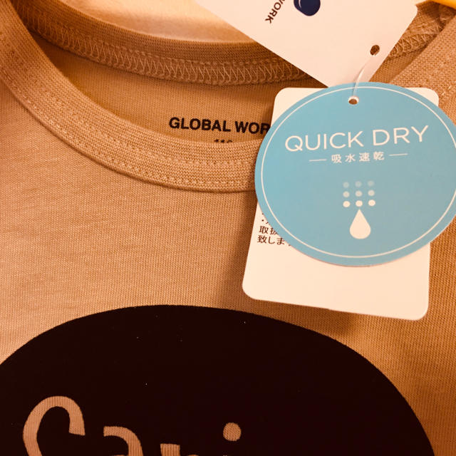 GLOBAL WORK(グローバルワーク)の新品タグ付き　GLOBAL WORK 　Tシャツ キッズ/ベビー/マタニティのキッズ服男の子用(90cm~)(Tシャツ/カットソー)の商品写真