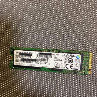 サムスン(SAMSUNG)のSamsung SSD PM961 M.2 NVMe 512GB使用時間10h(PCパーツ)