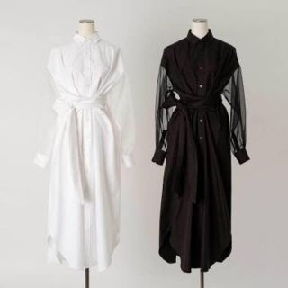HYKE ハイク シースルー シャツワンピース | www.mdh.com.sa
