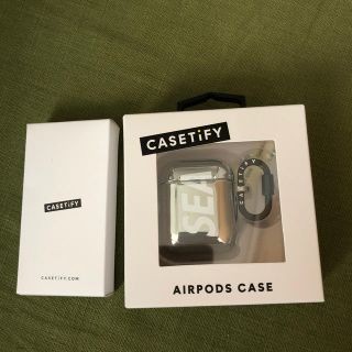 wind and sea  CASETIFY airpods case(ヘッドフォン/イヤフォン)