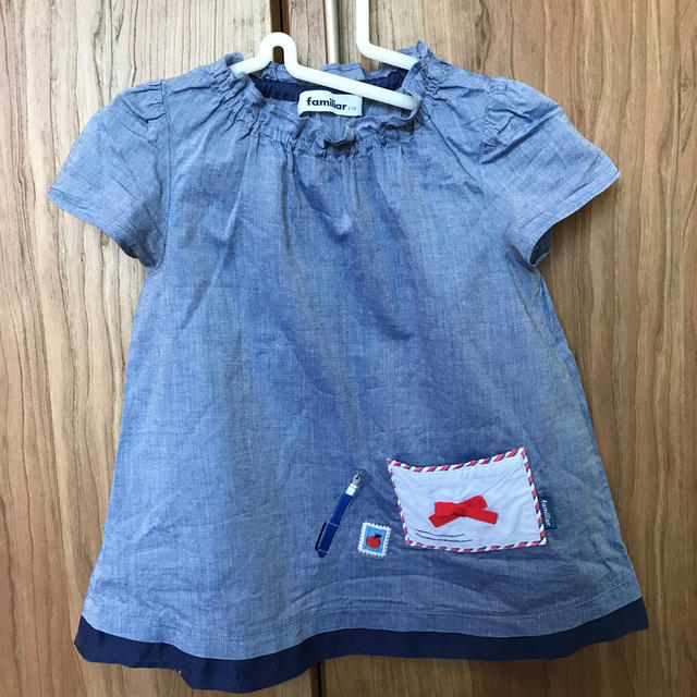 familiar(ファミリア)のお値下げ！ファミリア  ブラウス　110 キッズ/ベビー/マタニティのキッズ服女の子用(90cm~)(ブラウス)の商品写真