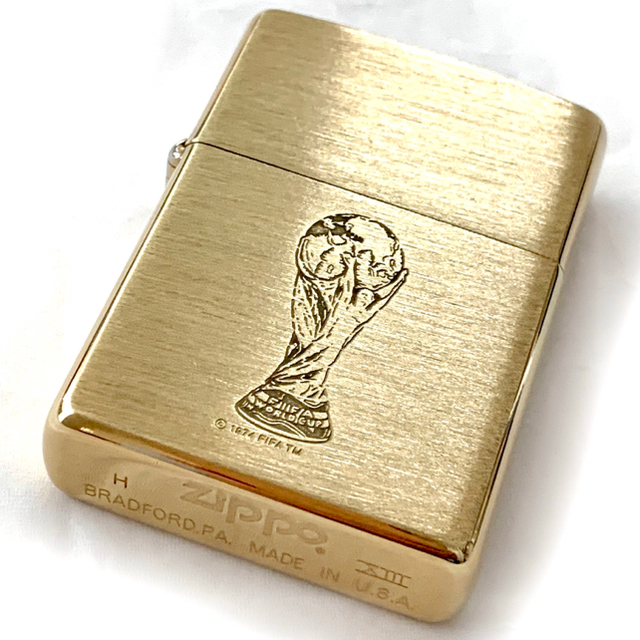 Zippo 限定 真鍮無垢ジッポー 1998 Fifaワールドカップ フランス大会の通販 By みームック S Shop ジッポーならラクマ