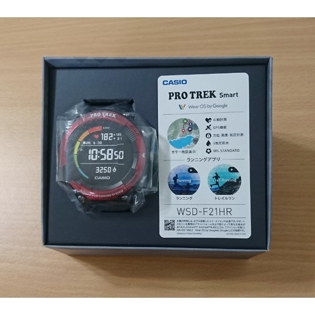 新品☆CASIO☆PRO TREK Smart☆WSD-F21HR☆RD