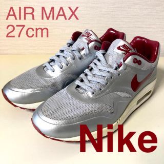 ナイキ(NIKE)のナイキ エアマックス1 ハイパーフューズ　シルバー AIR MAX 27cm(スニーカー)