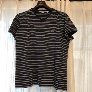 ラコステ(LACOSTE)のラコステ　ボーダーTシャツ　Mサイズ(Tシャツ/カットソー(半袖/袖なし))