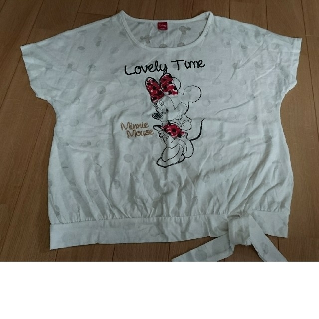 Disney(ディズニー)のミニーマウス トップスL レディースのトップス(Tシャツ(半袖/袖なし))の商品写真