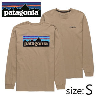パタゴニア(patagonia)の正規◆レア◆パタゴニア ロンT Patagonia P-6 ベージュ　S(Tシャツ/カットソー(七分/長袖))