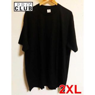 PROCLUB プロクラブ　ヘビーウェイト 2XL ブラック　半袖　Tシャツ(Tシャツ/カットソー(半袖/袖なし))