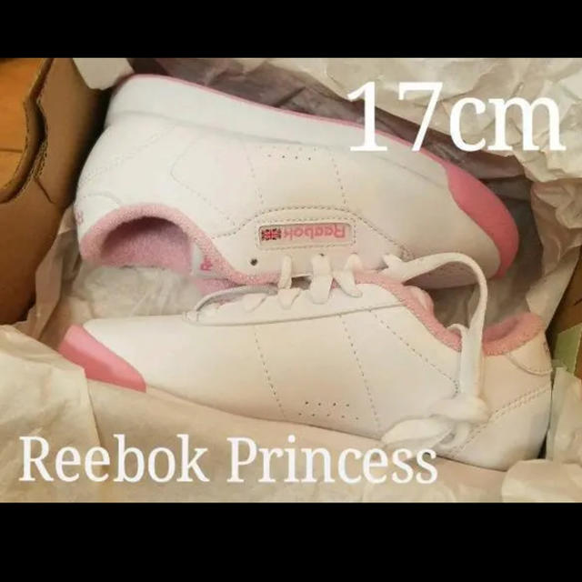 Reebok(リーボック)の17cm Reebok Princess ピンク スニーカー リーボック キッズ キッズ/ベビー/マタニティのキッズ靴/シューズ(15cm~)(スニーカー)の商品写真