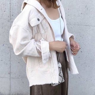 ZARA - ZARA ザラ コーデュロイジャケット M エクリュの通販 by つぐ's