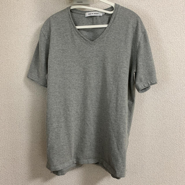 AZUL by moussy(アズールバイマウジー)のAZUL グレー Tシャツ メンズのトップス(Tシャツ/カットソー(半袖/袖なし))の商品写真