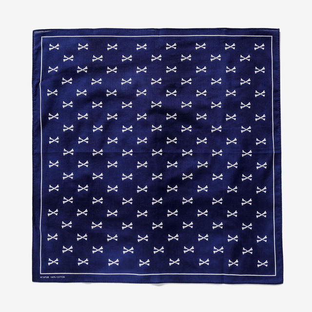 WTAPS BANDARIA / BANDANA . COTTON ネイビー