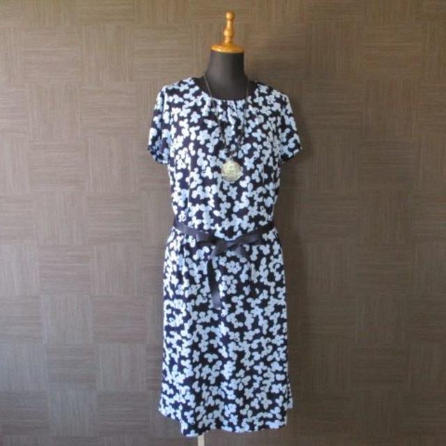 leilian - レリアン Leilian ワンピース 9 日本製 春夏 美品