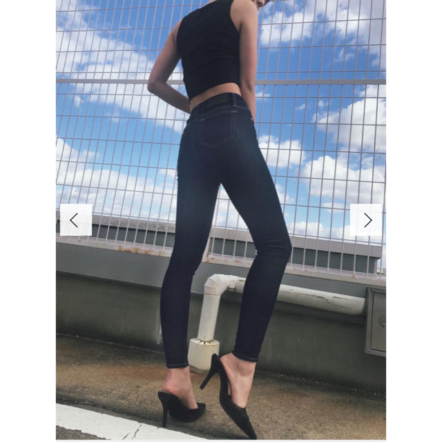 男女兼用 GYDA stunning stretch スキニーデニムパンツ インディゴ S