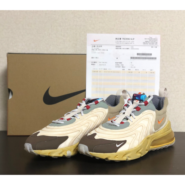 靴/シューズTRAVIS SCOTT x NIKE AIR MAX 270 REACT