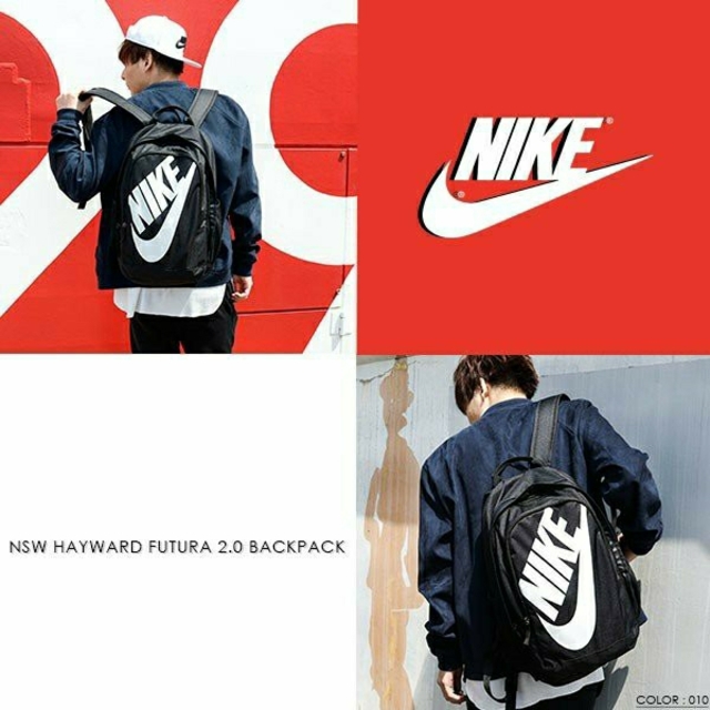 NIKE(ナイキ)の大容量！２５L 新品ナイキ 黒色  バックパック 4580円 レディースのバッグ(リュック/バックパック)の商品写真