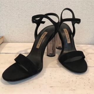 ザラ(ZARA)の【完売商品】ZARA パンプス オープントゥ クリアヒールサンダル　36(サンダル)