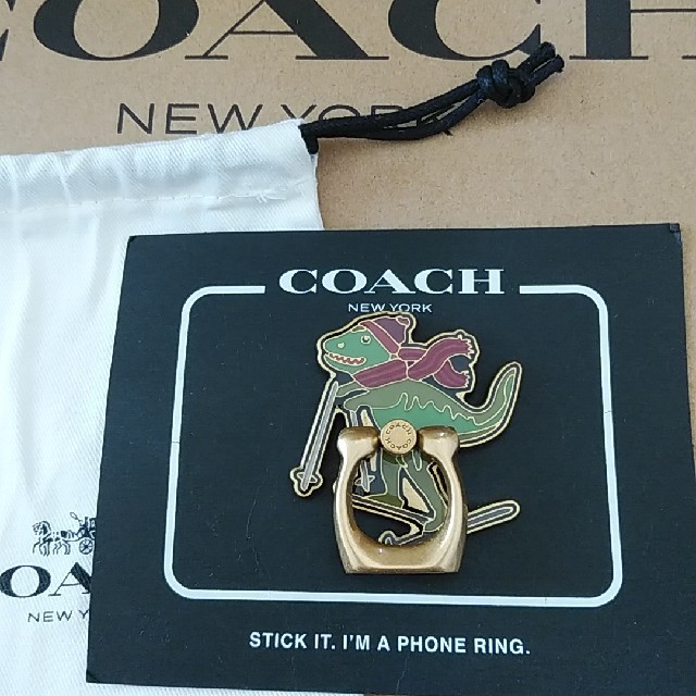 COACH(コーチ)の新品未使用＊COACH コーチ レキシー　フォングリップ＊ スマホ/家電/カメラのスマホアクセサリー(その他)の商品写真