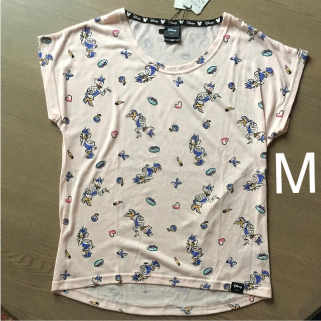 Disney(ディズニー)の新品　ディズニー　デイジー　半袖Tシャツ　Mサイズ レディースのトップス(Tシャツ(半袖/袖なし))の商品写真