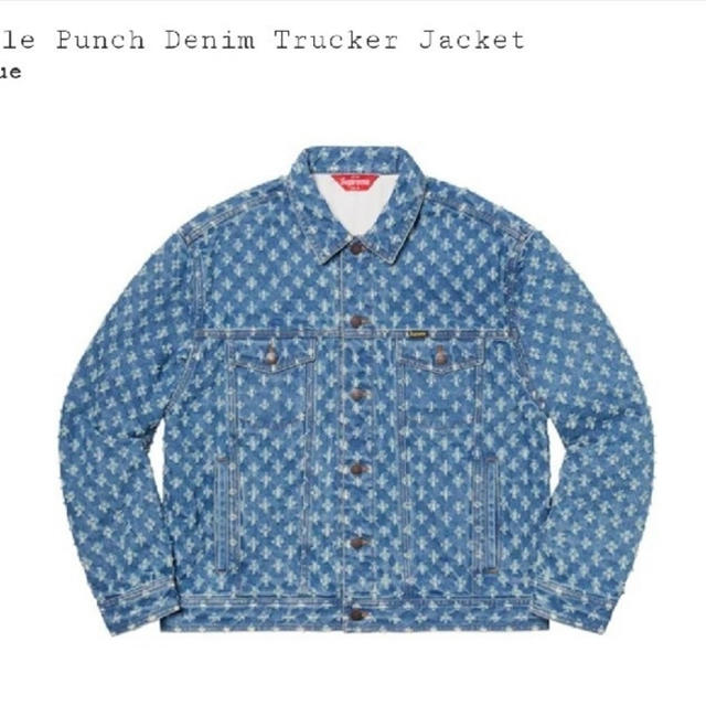 Supreme(シュプリーム)のsupreme Hole Punch Denim Trucker Jacket メンズのジャケット/アウター(Gジャン/デニムジャケット)の商品写真