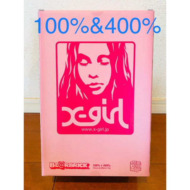 スーパーセール】 be@rbrick x-girl - TOY MEDICOM 100% ベアブリック