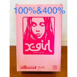 メディコムトイ(MEDICOM TOY)のx-girl be@rbrick 100% & 400% ベアブリック(その他)