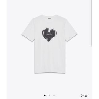 サンローラン(Saint Laurent)のサンローラン　ハート　Tシャツ(Tシャツ(半袖/袖なし))