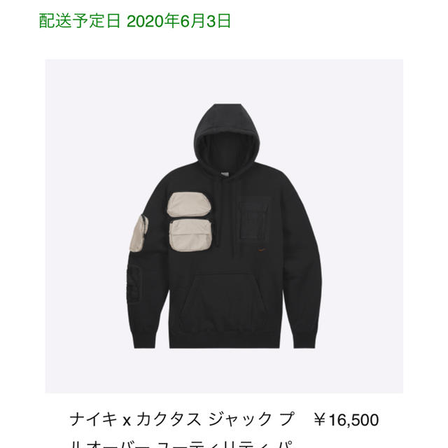 NIKE(ナイキ)のNIKE X TRAVIS SCOTT UTILITY HOODIE XL メンズのトップス(パーカー)の商品写真