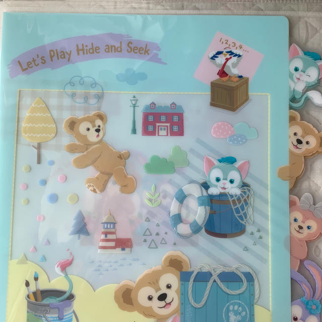 【ご予約品】ダッフィーフレンズ クリアファイル ② ③