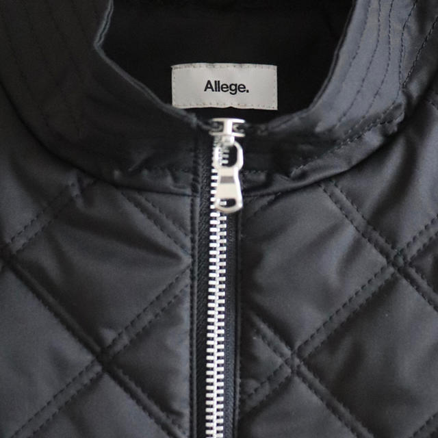 なりますの ジャケット ブルゾン ALLEGE:QUILITING ZIP BLOUSON