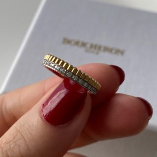 BOUCHERON キャトルラディアント ダイヤモンドリング K18YG