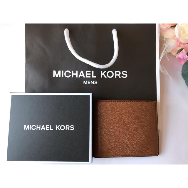 新品‼︎MICHAEL KORS  ２つ折り財布・メンズ・レディース