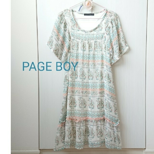 PAGEBOY(ページボーイ)の【最終】ページボーイ ★ ワンピース チュニック シフォン レディースのワンピース(その他)の商品写真