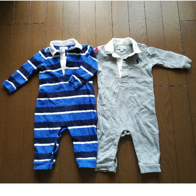 Ralph Lauren(ラルフローレン)のRALPH LAUREN　ベビーロンパース２枚セット キッズ/ベビー/マタニティのベビー服(~85cm)(ロンパース)の商品写真