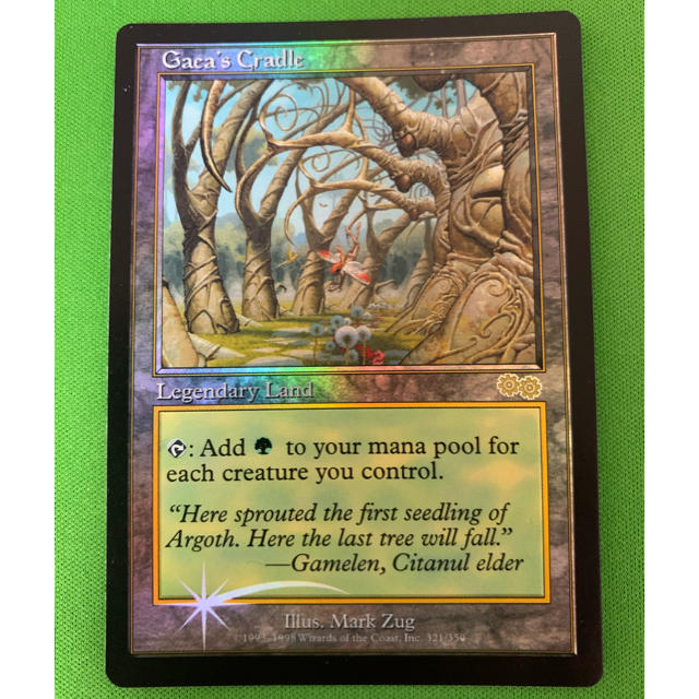 【限定販売】 かずきち ガイアの揺籃の地 foil シングルカード 【限定販売】 かずきち ガイアの揺籃の地 foil シングルカード