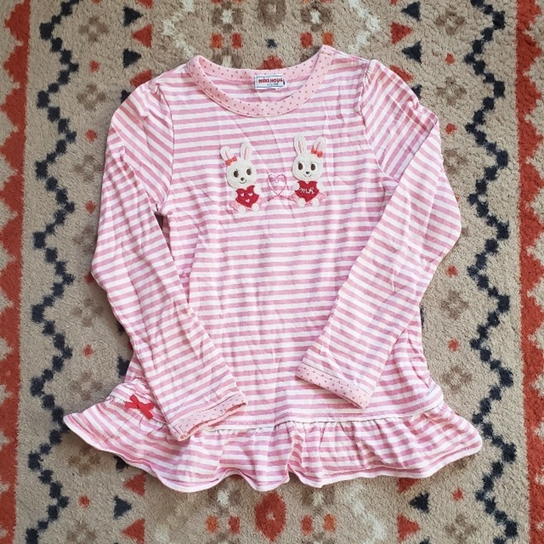 mikihouse(ミキハウス)のミキハウス  長袖Tシャツ 120センチ キッズ/ベビー/マタニティのキッズ服女の子用(90cm~)(Tシャツ/カットソー)の商品写真