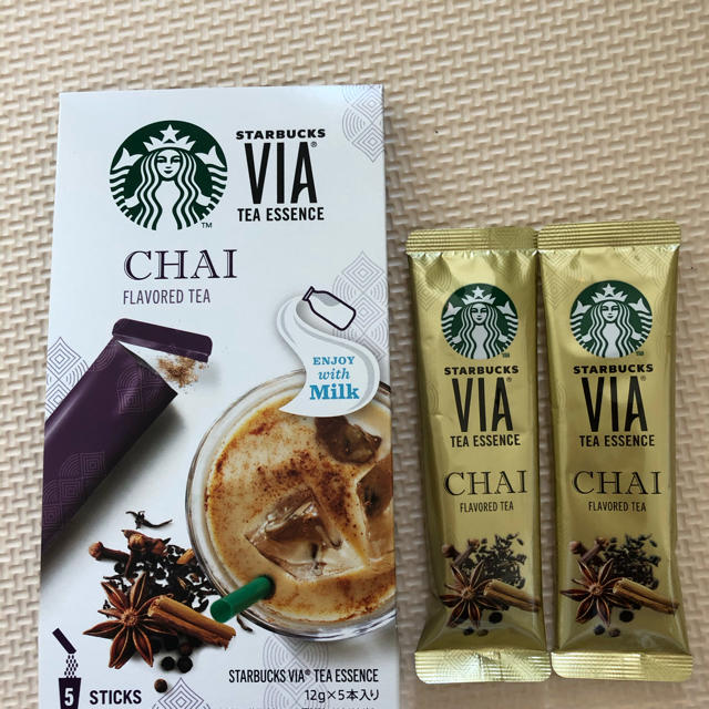 Starbucks Coffee(スターバックスコーヒー)のスタバ　VIA  チャイ 食品/飲料/酒の飲料(茶)の商品写真