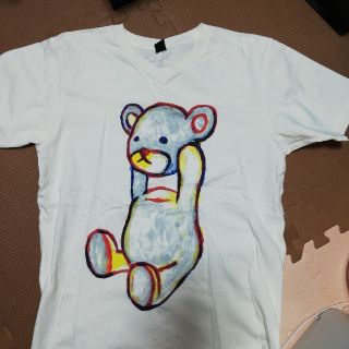 グラニフ(Design Tshirts Store graniph)のグラニフ　コントロールベア　サイズL 白　半袖　シャツ(Tシャツ/カットソー(半袖/袖なし))