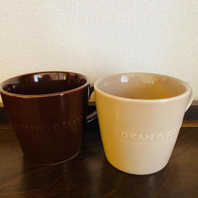 DEAN & DELUCA(ディーンアンドデルーカ)のDEAN&DELUCA モーニング　マグカップ　2個セット インテリア/住まい/日用品のキッチン/食器(食器)の商品写真