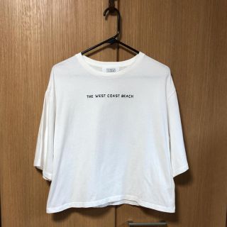 ローリーズファーム(LOWRYS FARM)の【LOWRYS FARMローリーズ ファーム☆シシュウロゴTシャツ】 (Tシャツ(半袖/袖なし))