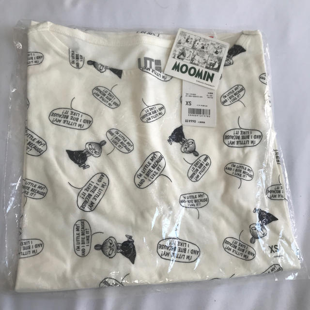 UNIQLO(ユニクロ)の新品ユニクロ☆ムーミン  ミー　グラフィックTシャツ　白 レディースのトップス(Tシャツ(半袖/袖なし))の商品写真