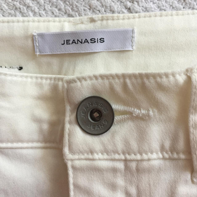 JEANASIS(ジーナシス)のJEANASiS  ストレッチパンツ  白 レディースのパンツ(カジュアルパンツ)の商品写真