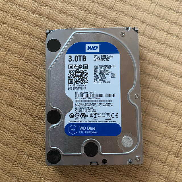 WD HDD 内蔵ハードディスク 3.5インチ 3TB Blue WD30EZ