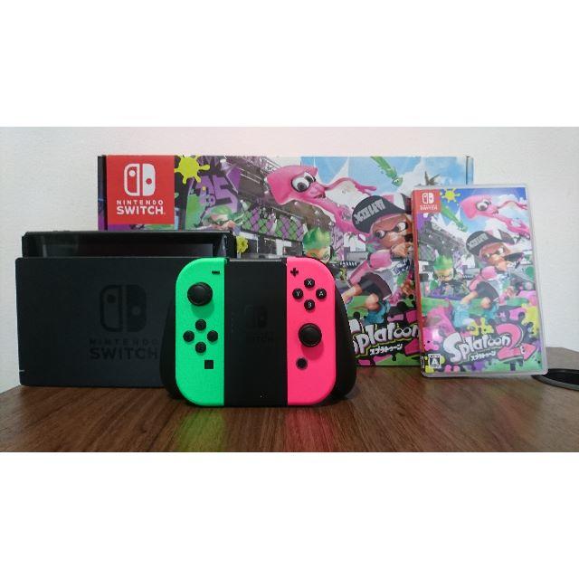 ニンテンドースイッチ本体　スプラトゥーン２セット　タイムセール（１７時迄）