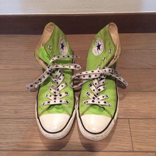 コンバース(CONVERSE)のコンバース ネオングリーン(スニーカー)