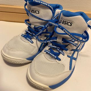 アシックス(asics)のアシックス　バッシュ21.5  ミニバス　値下げしました(バスケットボール)