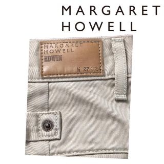 マーガレットハウエル(MARGARET HOWELL)の〈MARGARET HOWELL×EDWIN〉デザイン チノ ベージュ(デニム/ジーンズ)