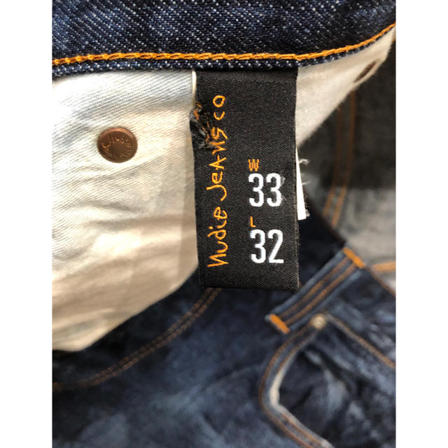 Nudie Jeans(ヌーディジーンズ)のヌーディージーンズ　オーガニックコットンデニム　W34 L32 メンズのパンツ(デニム/ジーンズ)の商品写真