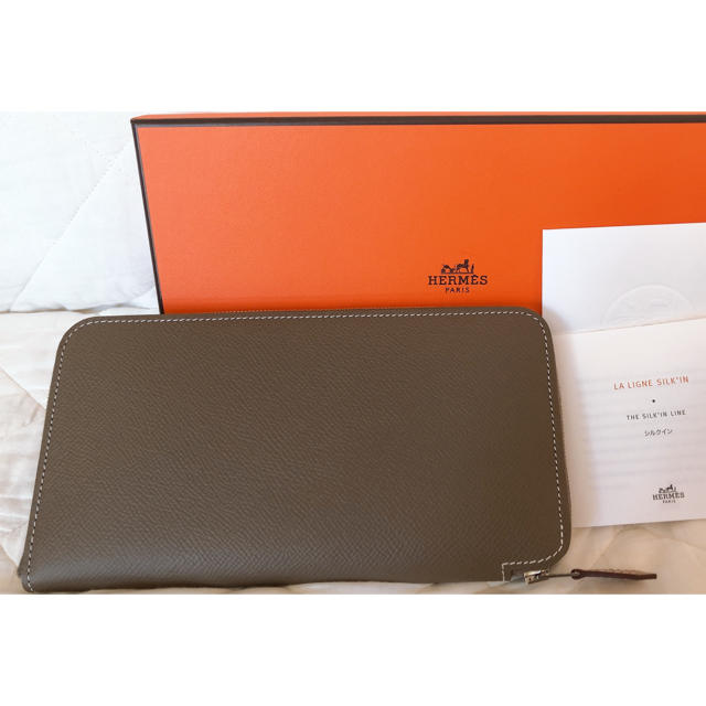 想像を超えての Hermes 【Jasmin】新品エルメス シルクイン エトゥープ